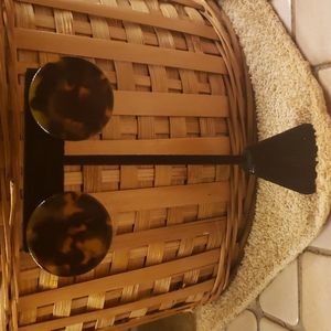 J. Crew Tortoise Disc Earrings